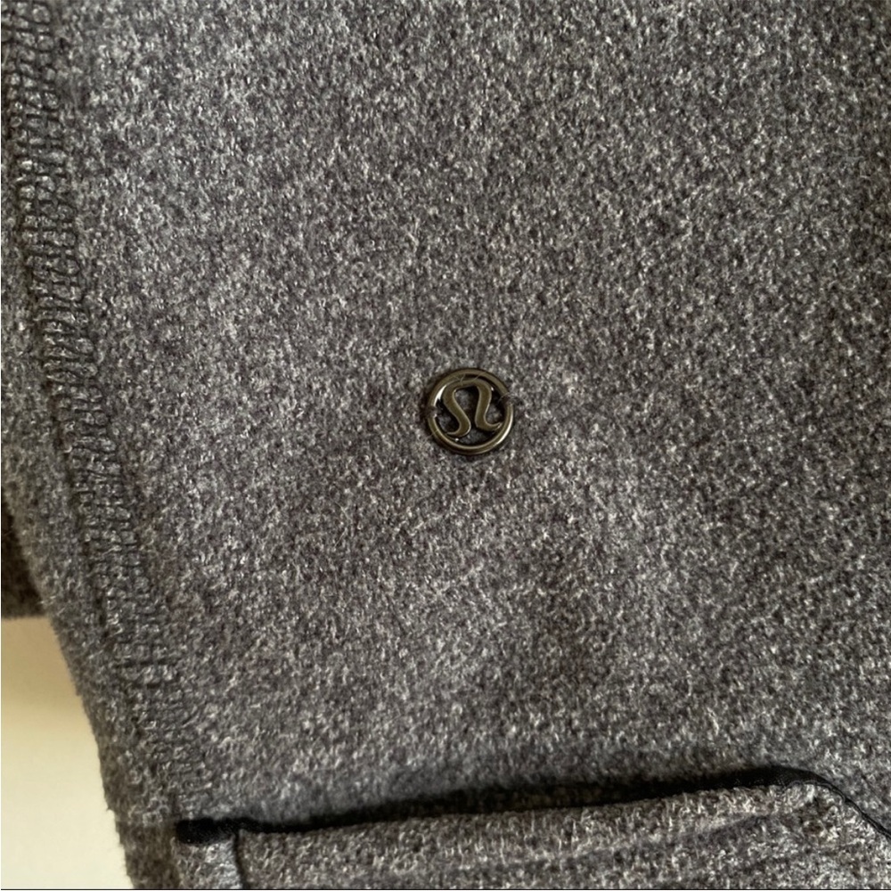 Lululemon | Gray Fleece Asymmetrical Moto Jacket - Picture 8 of 10